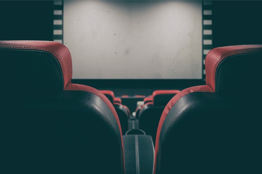 this image shows movie theater and seats