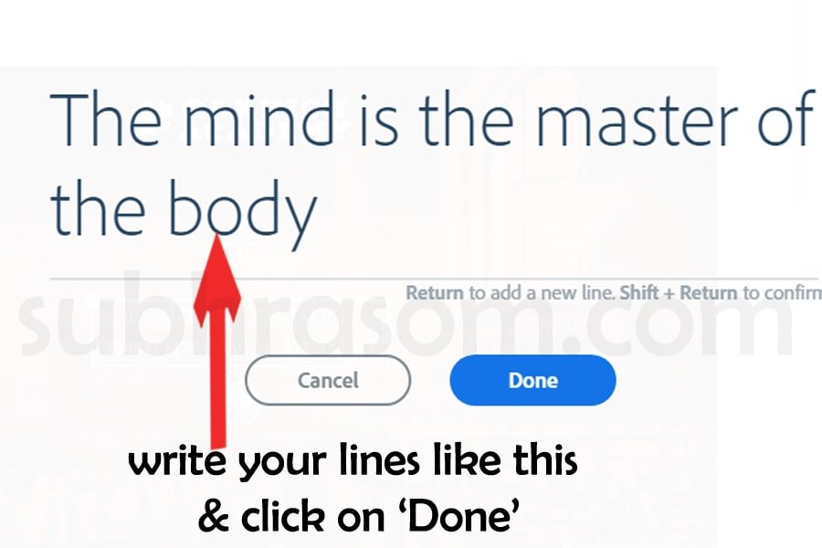 writing quote as meme in the template for image meme